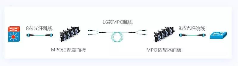 8芯MPO光纤跳线