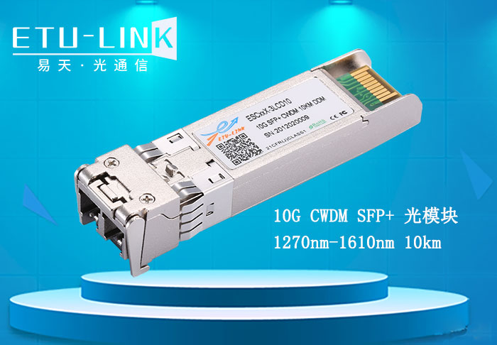 10G SFP+ CWDM波分光模块在城域网中的应用