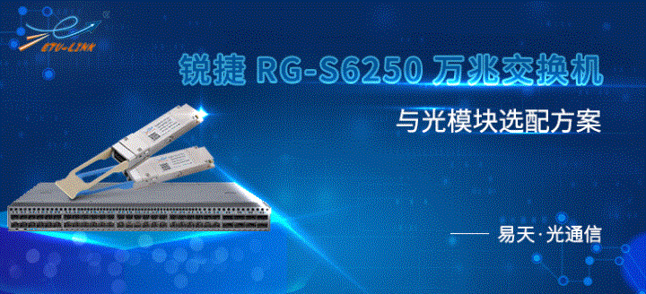 锐捷RG-S6250万兆交换机光模块选配方案