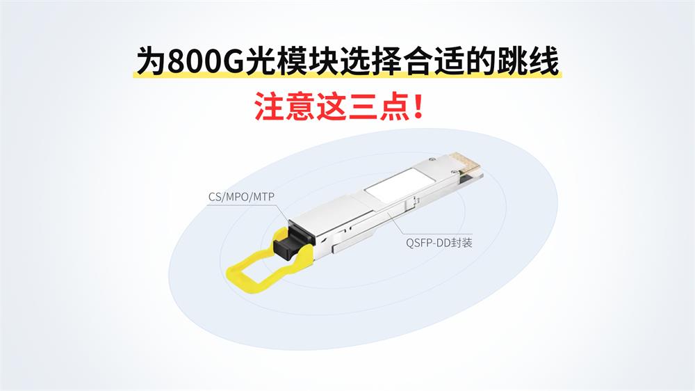 为800G光模块选择合适的跳线，注意这三点！